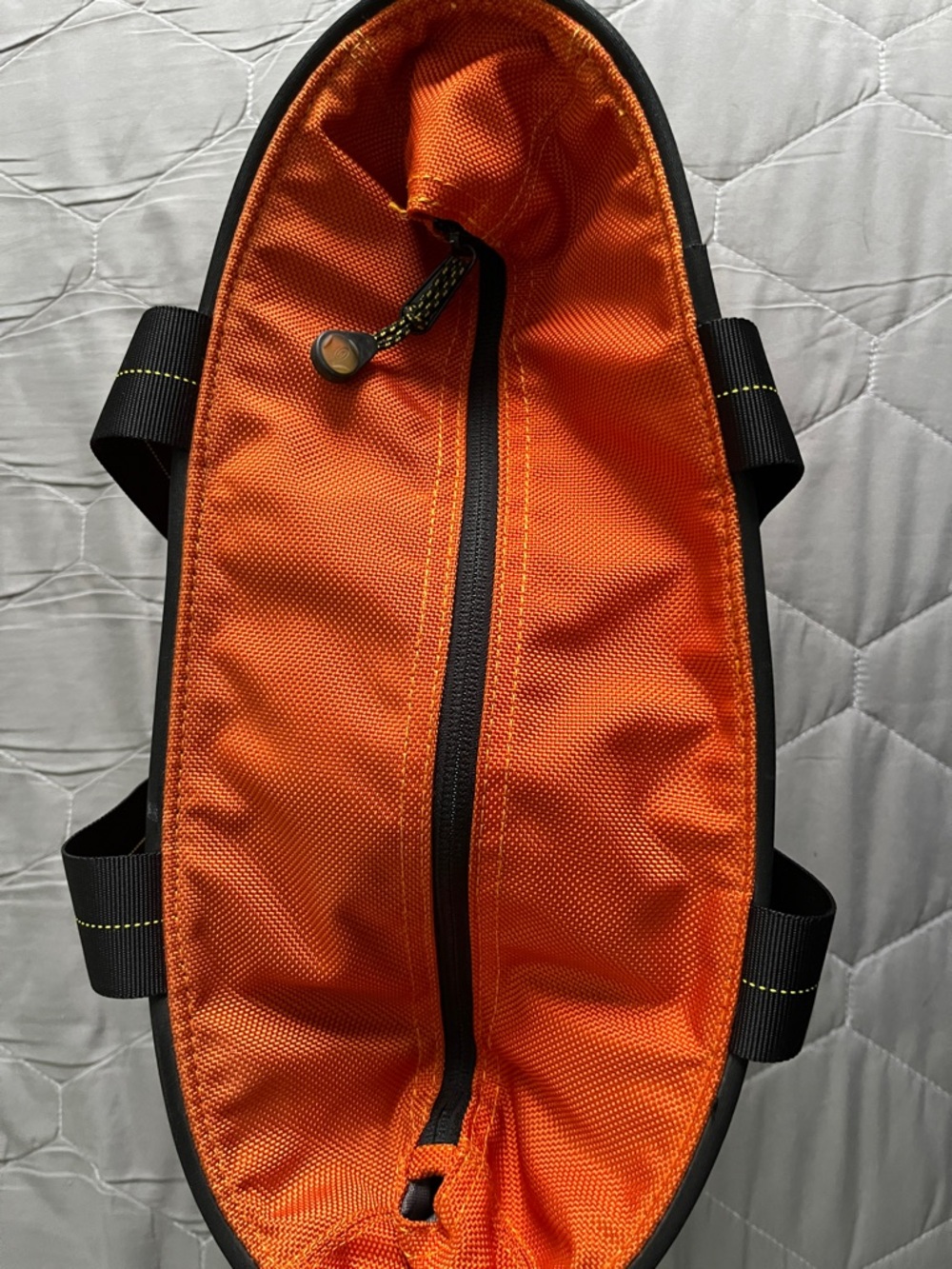 Timbuk2 Cargo Tote, orange, zipper top - Picture 2 of 11